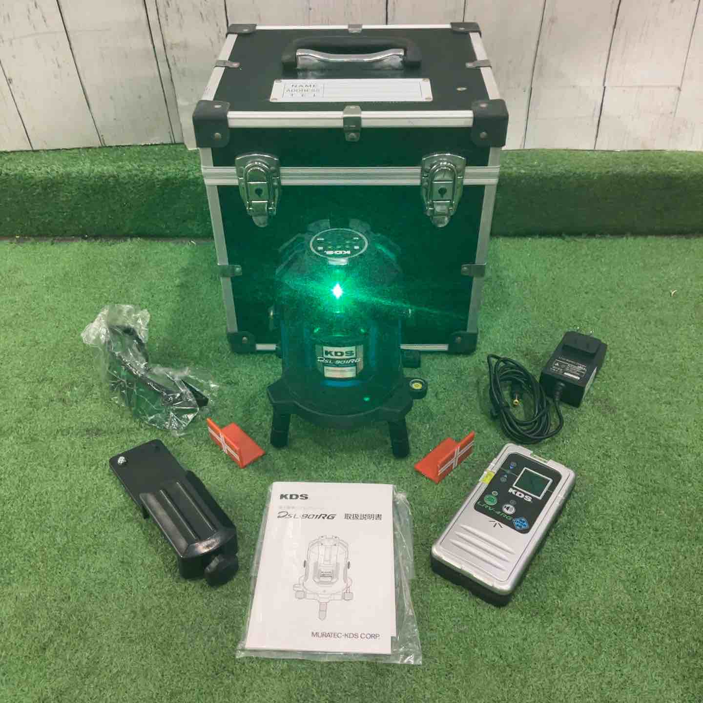 ◇ムラテックKDS 電子整準ラインレーザー墨出器 DSL-901RG ミントグリーン【草加店】 ◇ムラテックKDS 電子整準ラインレーザー墨出器 DSL-901RG ミント