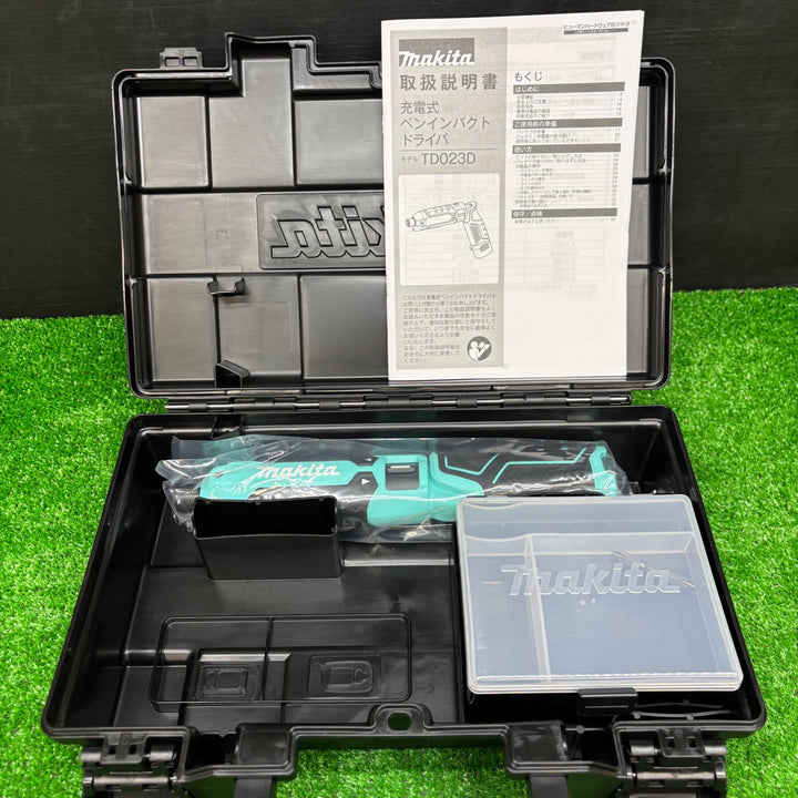 【未使用品】マキタ(makita) 7.2Vコードレスインパクトドライバ TD023DZTB(ターコイズブルー)【電材館越谷店】