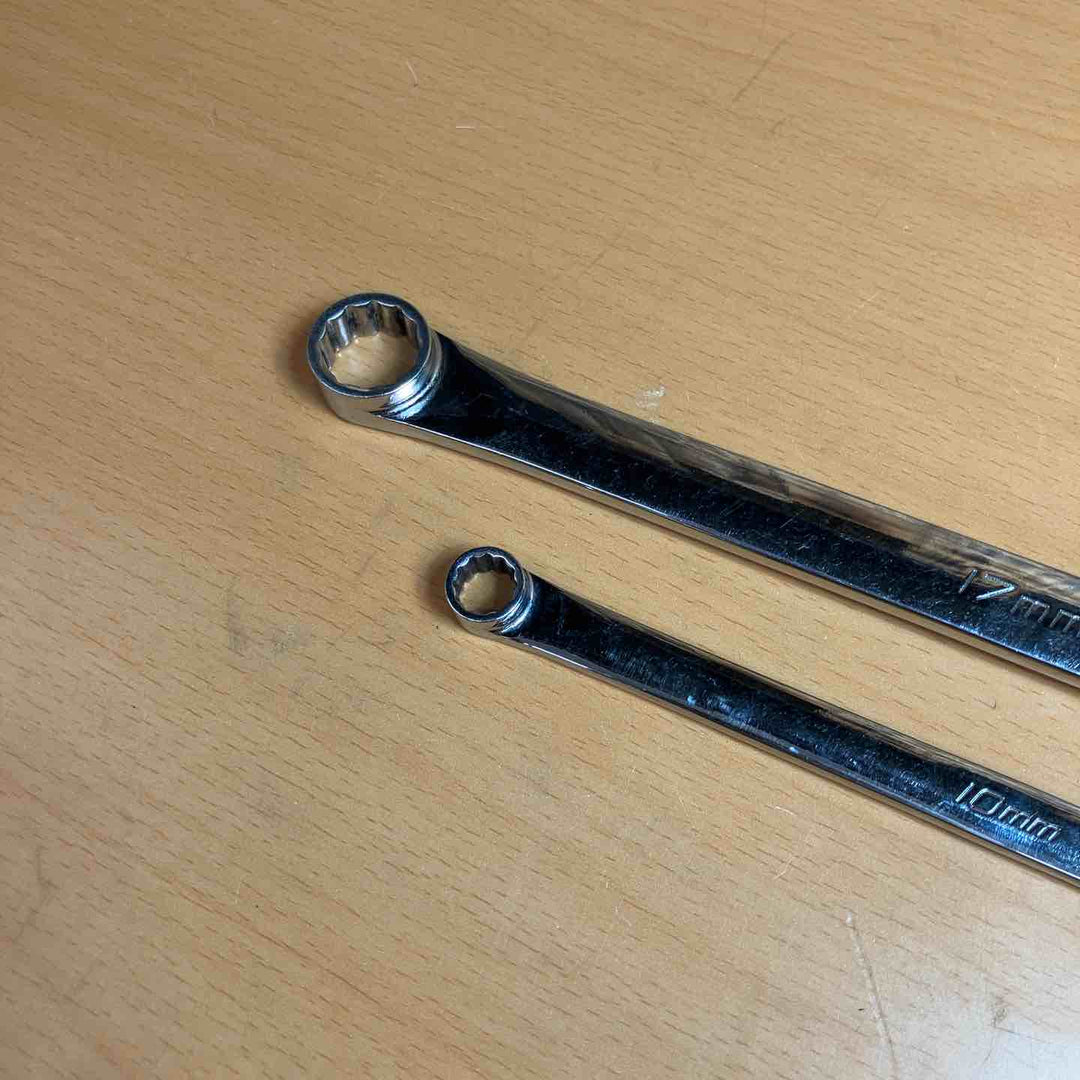 スナップオン(Snap-on ストレートメガネレンチ ロングハンドル XDHFM1012 1719 10-12mm 17-19mm 2点セット【越谷店】