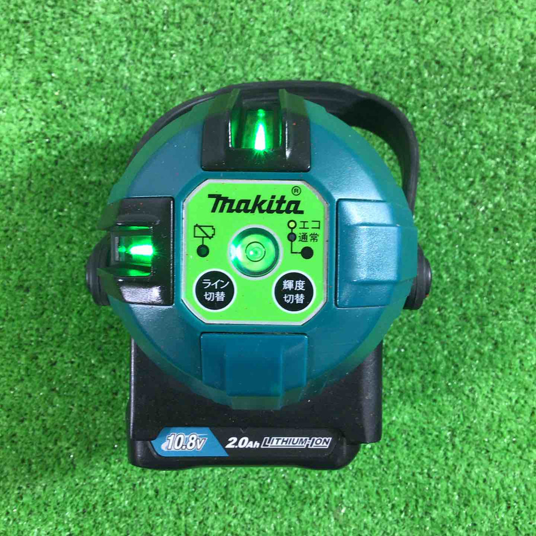 ★マキタ(makita) 10.8Vグリーンレーザー墨出し器 SK20GD 10.8V 動作確認済【川口店】
