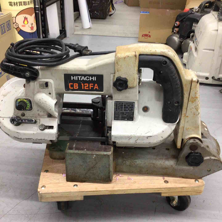 【中古品】現状品 日立 バンドソー CB12FA 台付き 【戸田店】