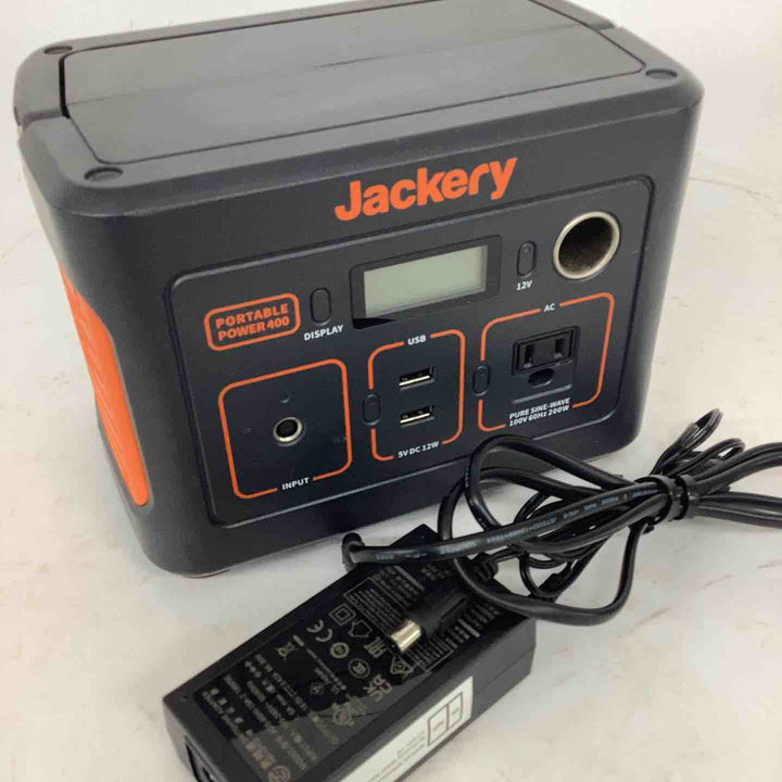 ◇jackery　ポータブル電源 400　PTB041【狭山】