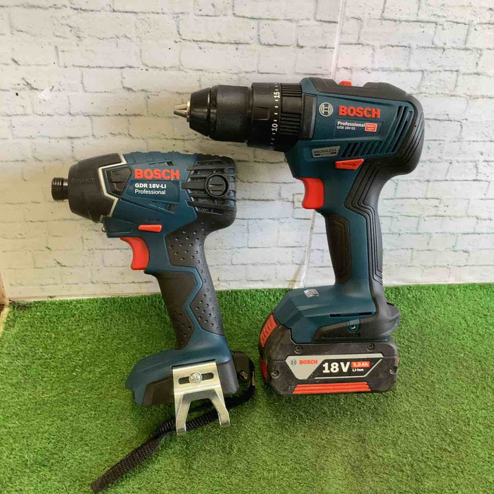 BOSCH 18v インパクトドライバ GDR18V-Li ドリルドドライバ GSB18V-55 【町田店】