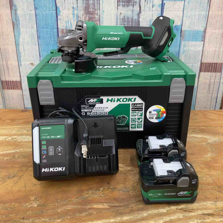 ★ハイコーキ(HIKOKI ※旧:日立工機) 125mmコードレスディスクグラインダ G3613DD(2XPZ)【柏店】