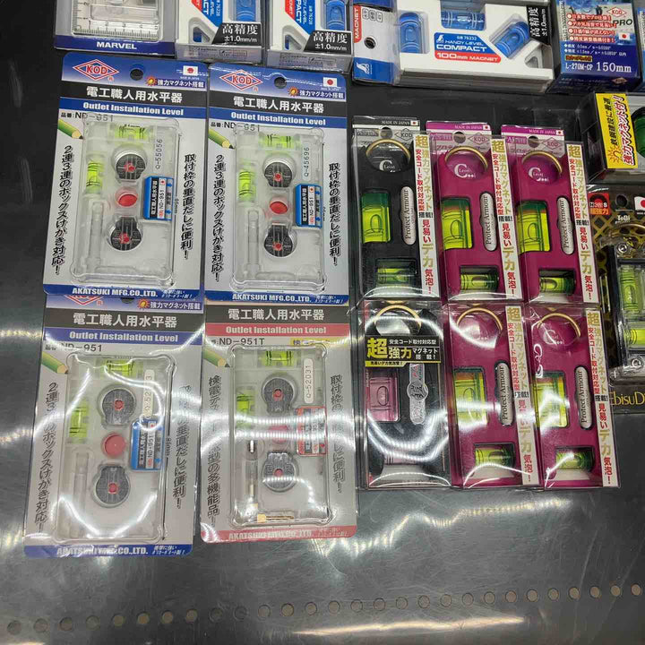 ▼水平器 磁石モデル マグネット付き 30個まとめ売り エビスダイヤモンド KOD シンワ等【川越店】