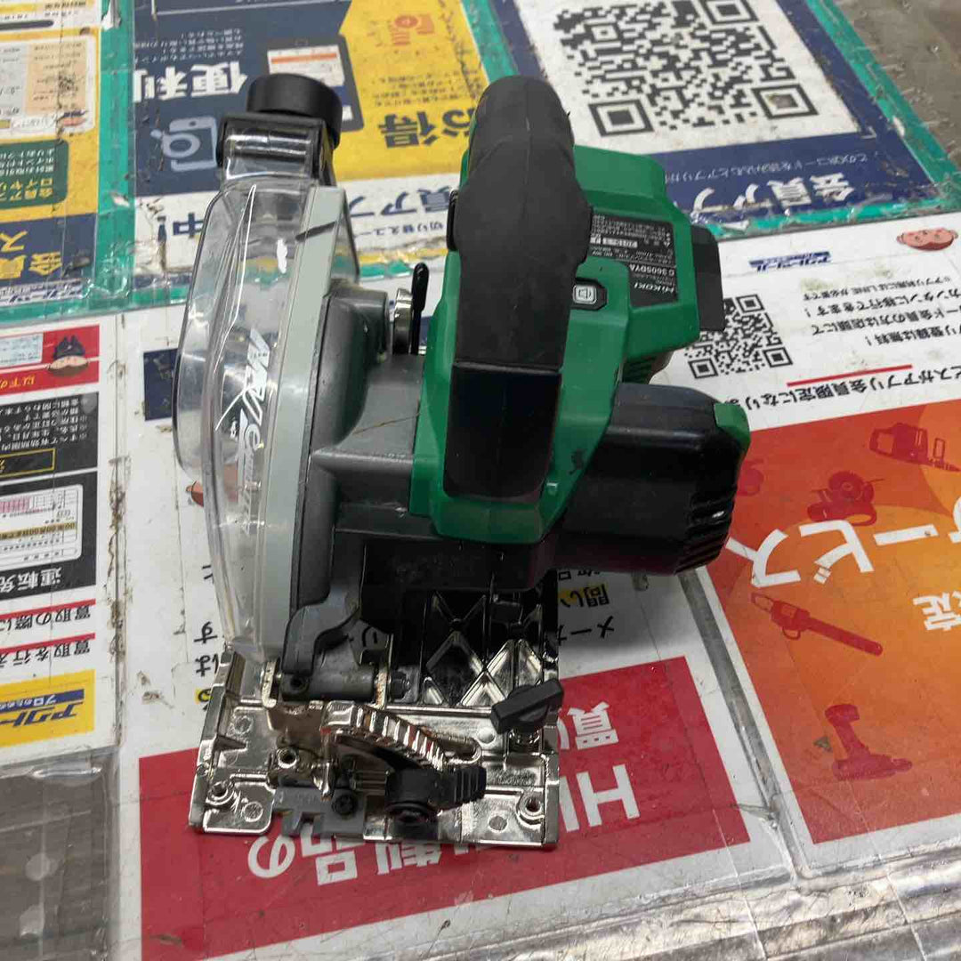 ★ハイコーキ(HIKOKI ※旧:日立工機) コードレス集じん丸のこ C3605DYA(NN)　ベース交換済み、36V対応、120~125㎜対応【戸田店】