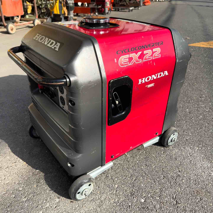 【中古・店頭受取り限定】 ホンダ HONDA  サイクロコンバーター 発電機 EX22 車輪 二重防音構造 【桶川店】