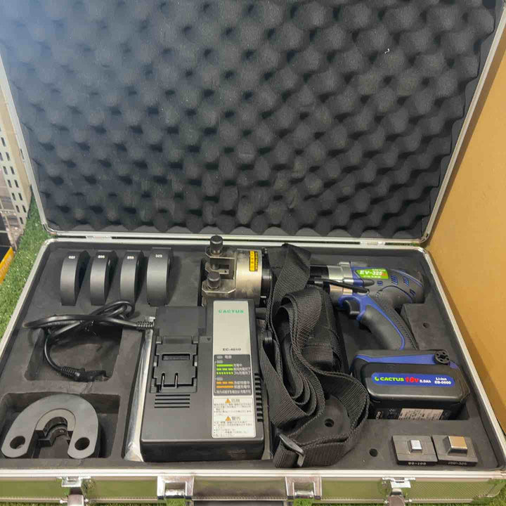 ★カクタス コードレス電動油圧式圧着工具 EV-325DL【川崎店】