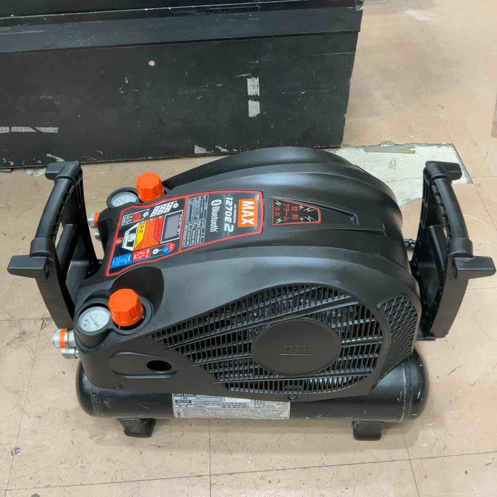 ★マックス(MAX) エアコンプレッサー AK-HH1270E2_ブラック【草加店】