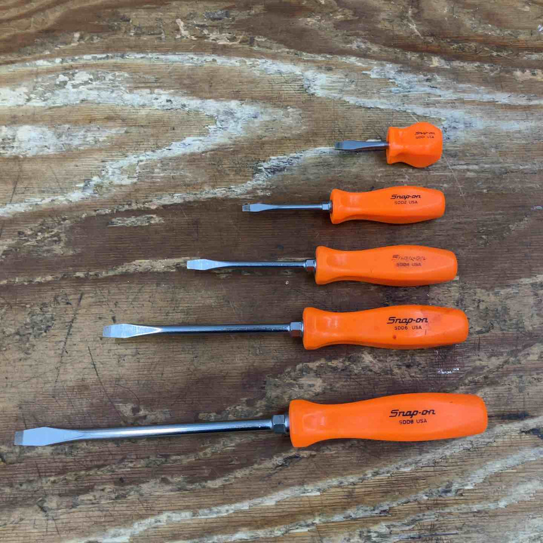 ▲スナップオン(Snap-on) マイナス4本 SDD8, 6, 4, 2, 1 プラス3本  SDDP42, 31,22【柏店】