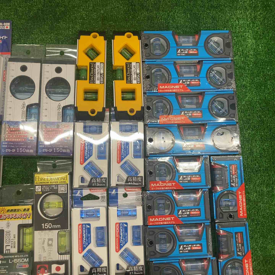 ▼18go【未開封/送料無料】水平器 磁石モデル マグネット付き 40個まとめ売り エビスダイヤモンド KOD シンワ等【川越店】【川越店】