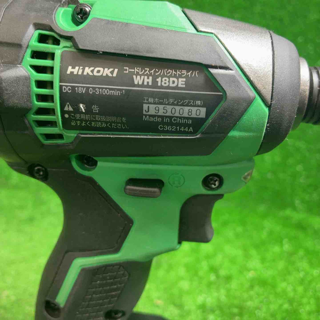 【藤沢店】 【中古品】 ハイコーキ(HIKOKI ※旧:日立工機) コードレスインパクトドライバー WH18DE(2LC)