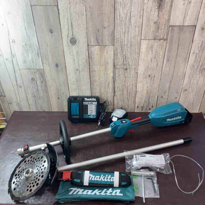 【中古美品】マキタ(Makita) 充電式スプリット草刈機 MUX18DRGM 18V バッテリー付属【東大和店】