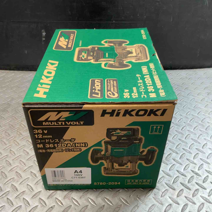 ★ハイコーキ(HIKOKI ※旧:日立工機) コードレスルーター M3612DA(NN)【川口店】