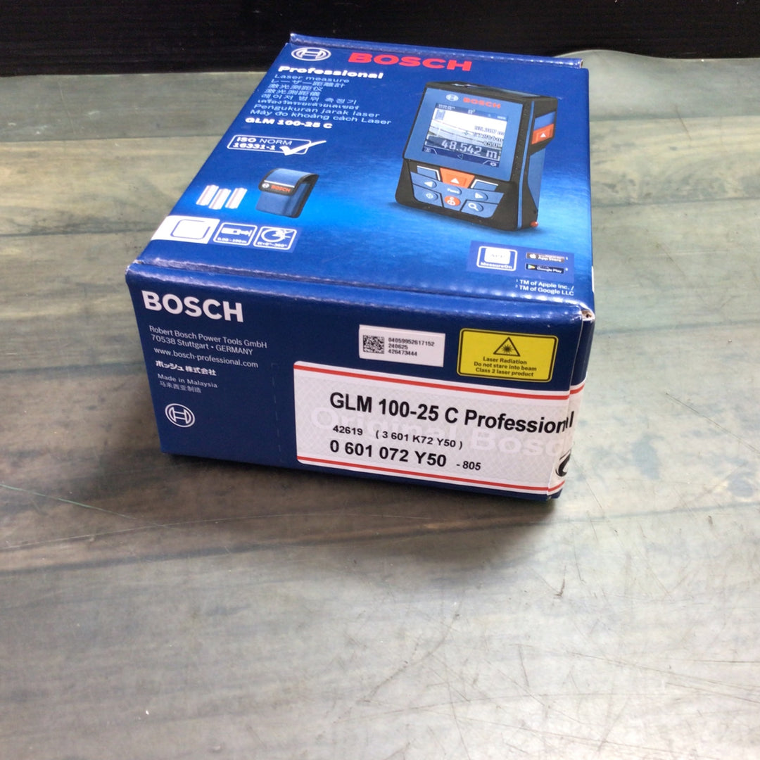 【未使用品】〇ボッシュ レーザー距離計 GLM100-25C【東大和店】