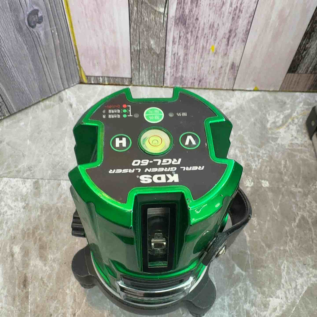 ◇KDS グリーンレーザー墨出し器 RGL-60  矩十字・横【八潮店】