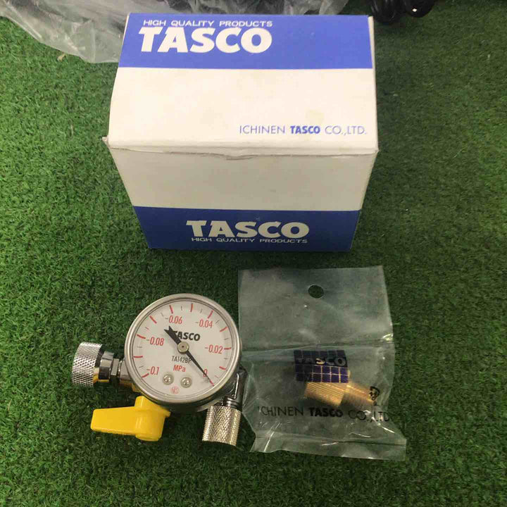 【未使用長期保管品】◇タスコ(TASCO) コードレス真空ポンプ TA150MR-N 真空ゲージ付き【町田店】