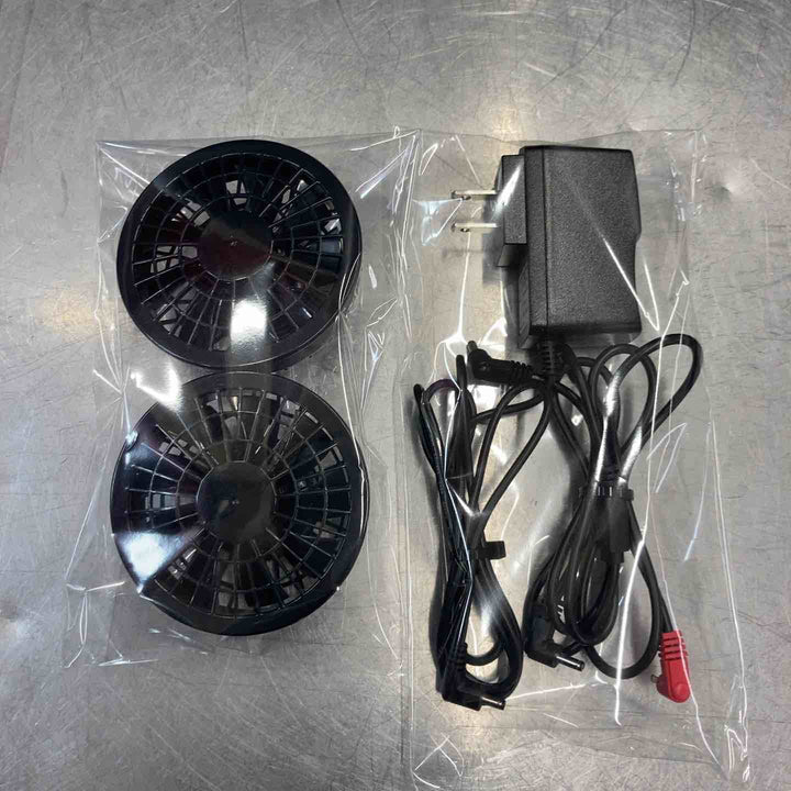 【中古美品】 山善 クールボーイ 空調服 ファン付きウェア Lサイズ 長袖 バッテリー・ファン付き 空調ウェア 空調着 ジャンパー 【東大和店】