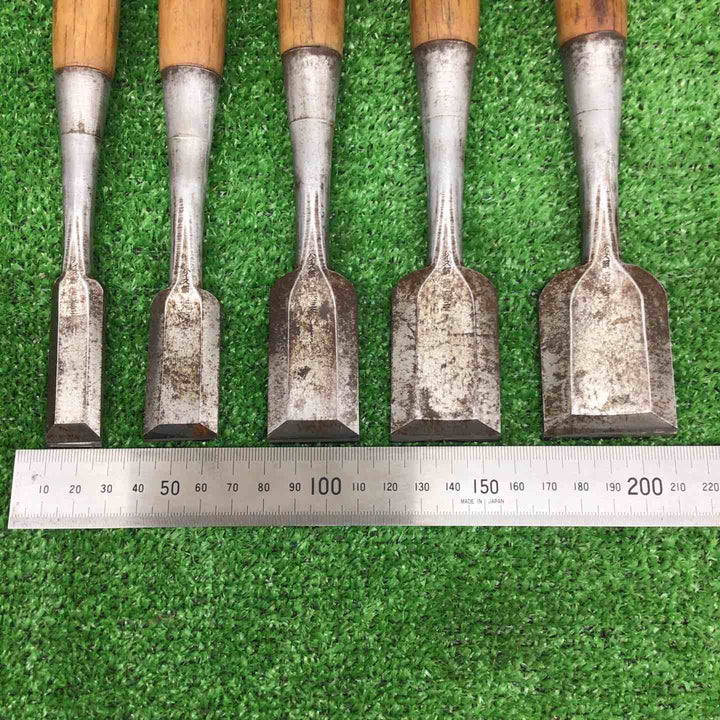【中古品】 鑿 のみ 播磨王 10本組 【鴻巣店】