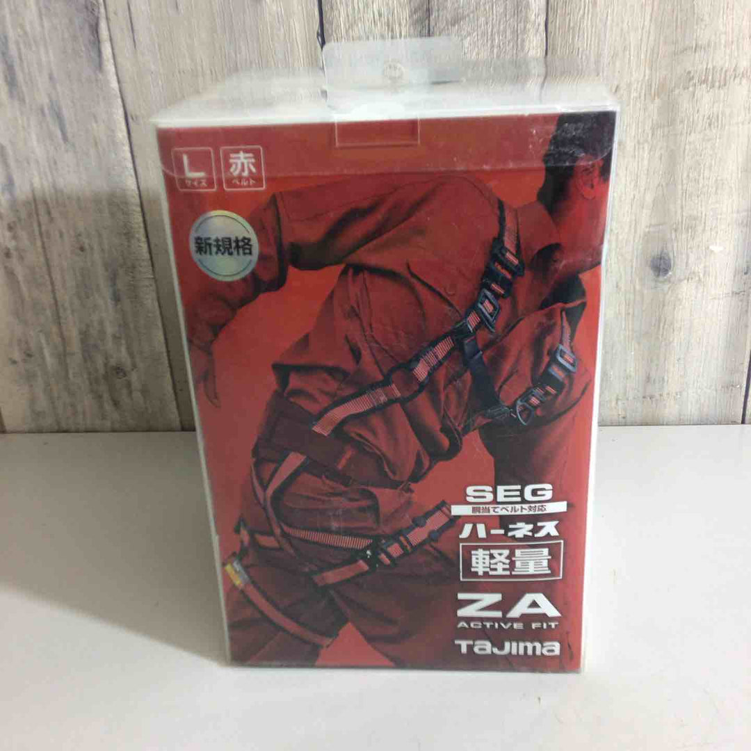 【未使用品】タジマ(Tajima) ハーネスZA 赤 Lサイズ AZAL-LRE フルハーネス 墜落制止用器具【戸田店】