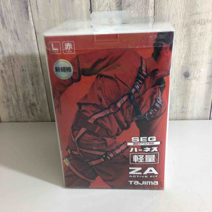 【未使用品】タジマ(Tajima) ハーネスZA 赤 Lサイズ AZAL-LRE フルハーネス 墜落制止用器具【戸田店】