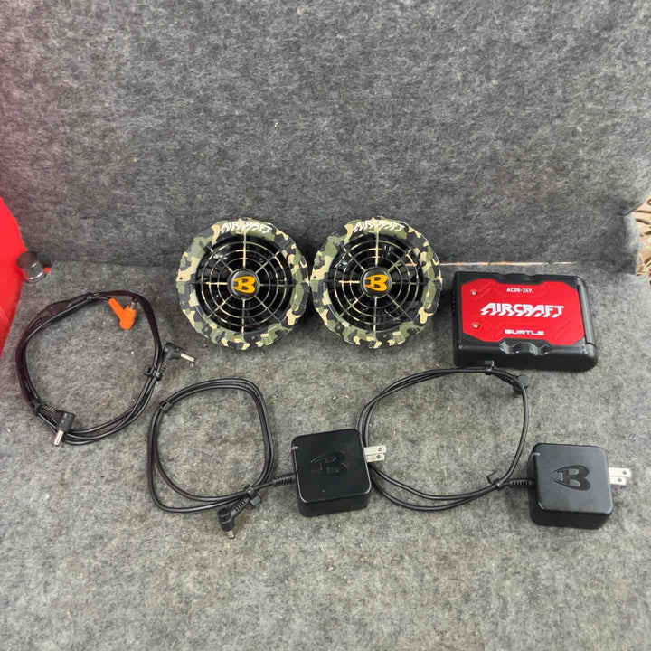 バートル BURTLE エアークラフト 空調服 24V　バッテリー　ファンセット【鴻巣店】