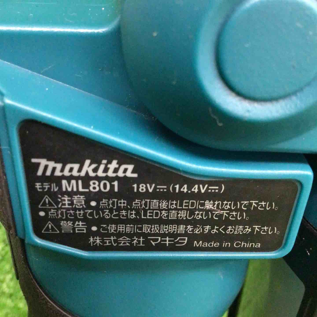 【中古品】 マキタ/makita コードレスLEDワークライト ML801 【鴻巣店】