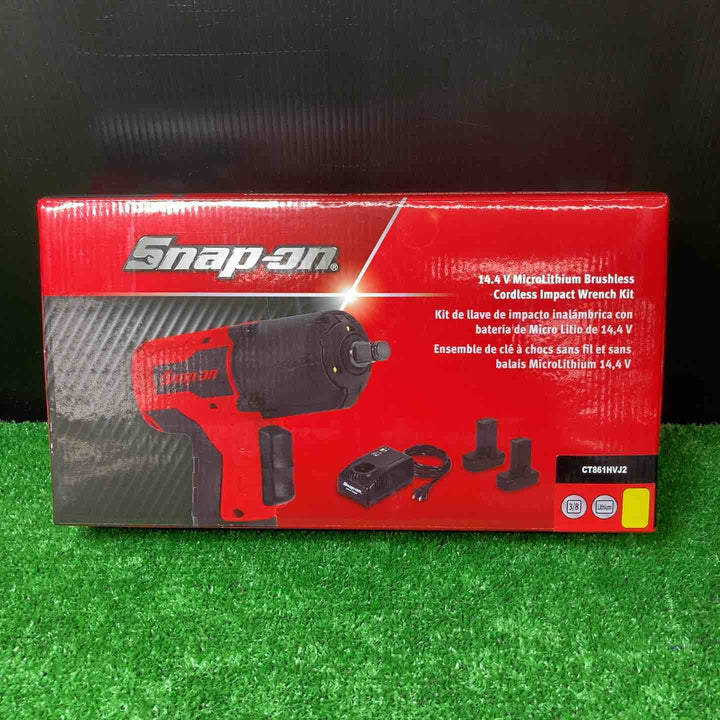 スナップオン/Snap-on 14.4V 3/8sq コードレスインパクトレンチ CT861HVJ2 イエロー バッテリー2個付きフルセット【岩槻店】
