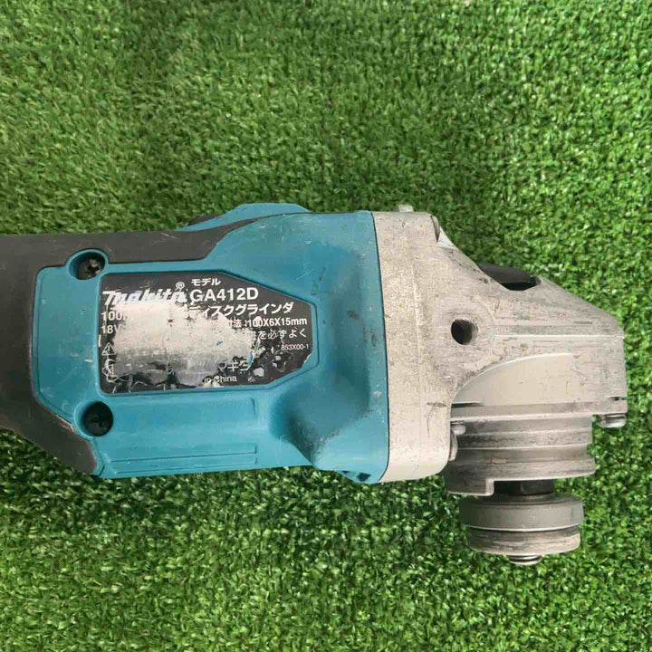 ★マキタ(makita) 100mmコードレスディスクグラインダ GA412DZ【草加店】