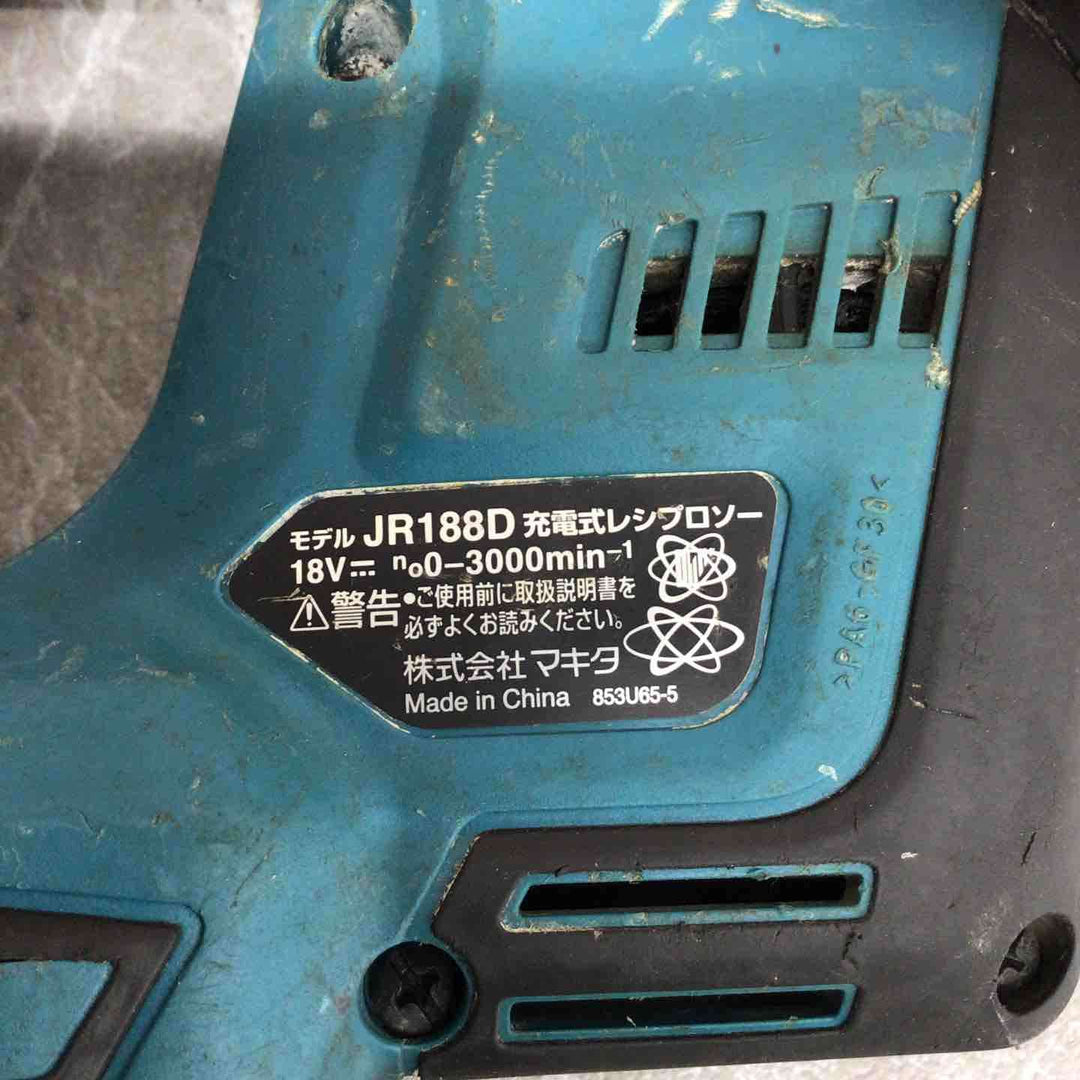 ☆マキタ(makita) コードレスレシプロソー 本体のみ JR188DZ【八潮店】