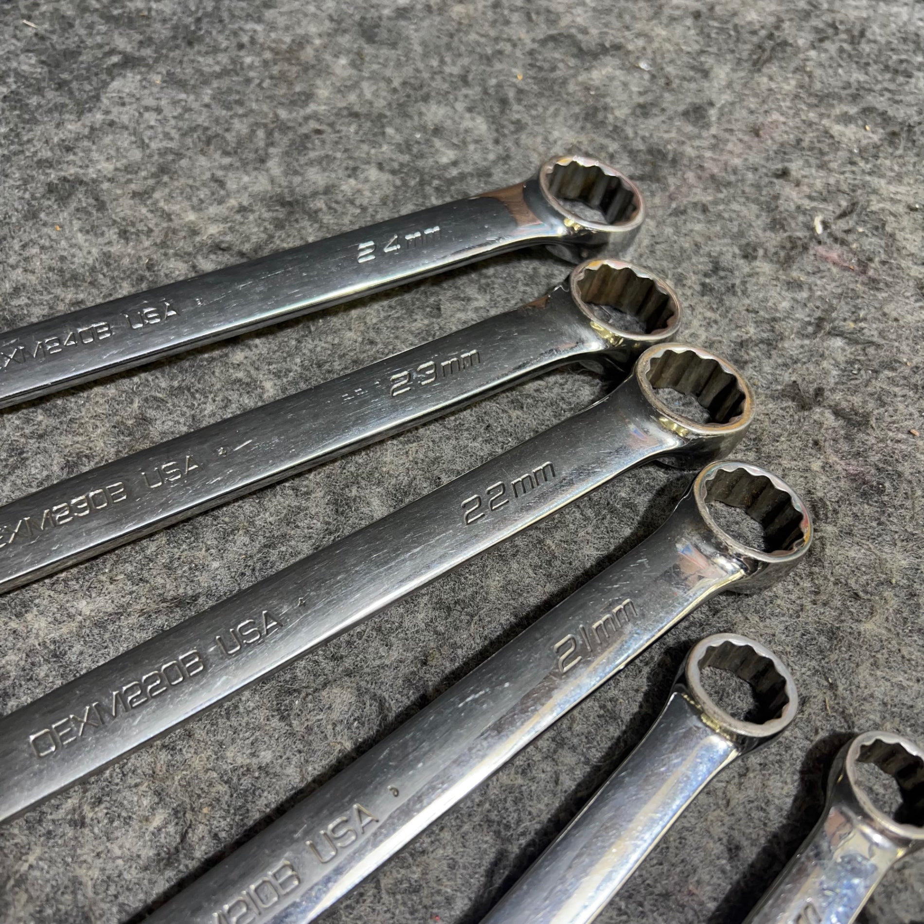 Snap-on/スナップオン コンビネーションレンチ 10本セット OEXM110/120 Snap-on/スナップオン コンビネーションレンチ 10本セット OEXM110/120