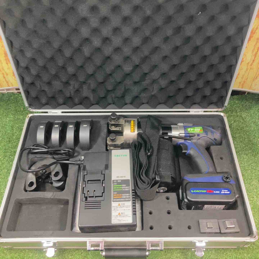 ★カクタス コードレス電動油圧式圧着工具 EV-325DL【川崎店】