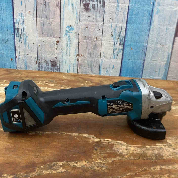 【中古品】★マキタ(makita) 100mmコードレスディスクグラインダ GA412DZ 18V 本体のみ【柏店】