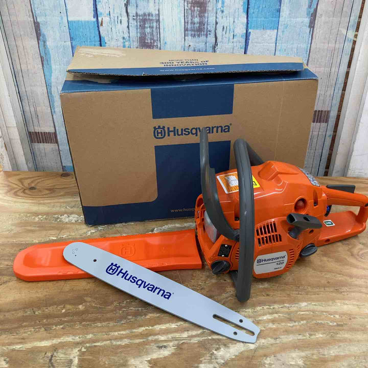 【未使用品】〇ハスクバーナ(Husqvarna) 350mmエンジンチェーンソー 120e Mark II (Mark2) 【柏店】