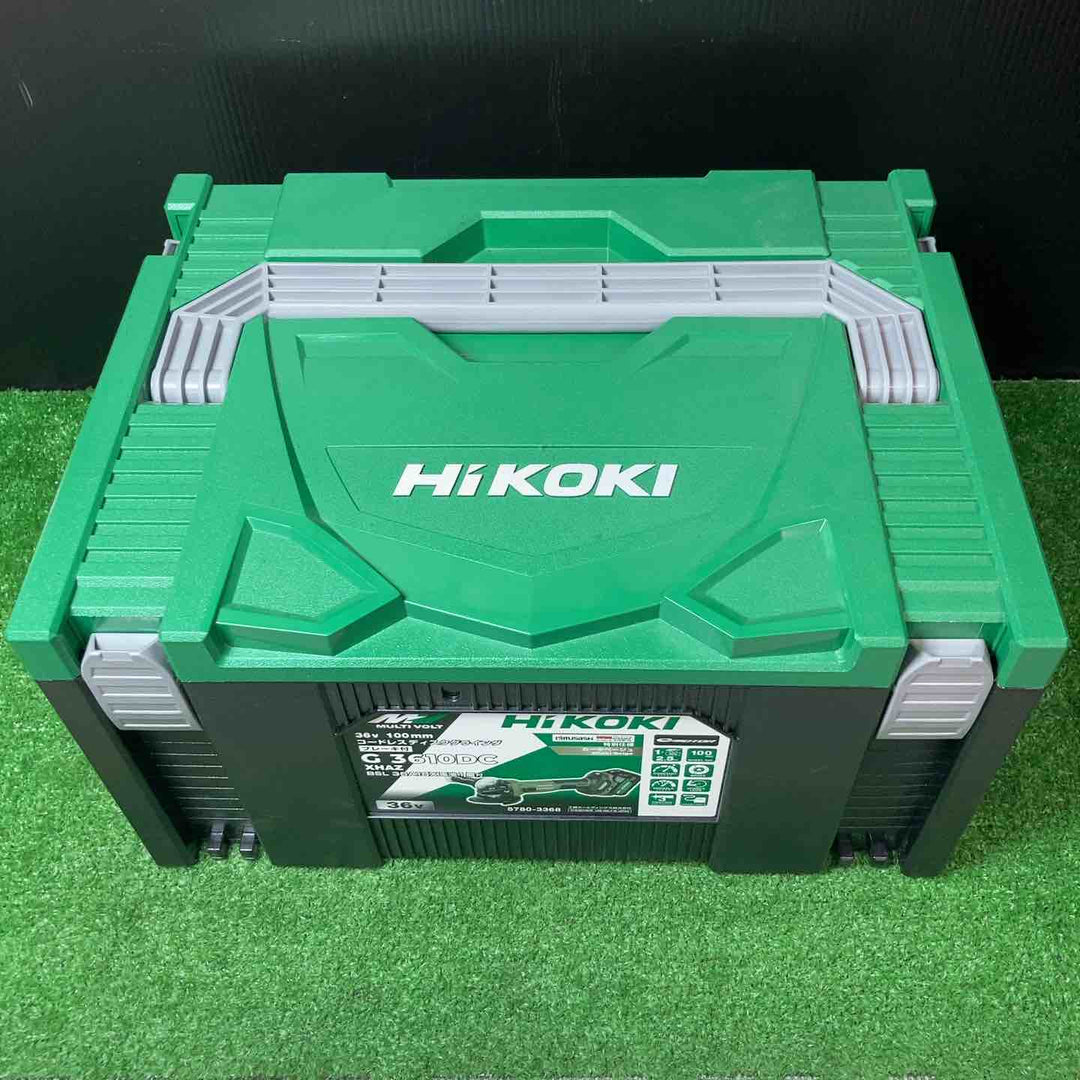 ◇ハイコーキ(HIKOKI ※旧:日立工機) 100mmコードレスディスクグラインダ G3610DC(XHAZ) 限定色 カーキベージュ【岩槻店】