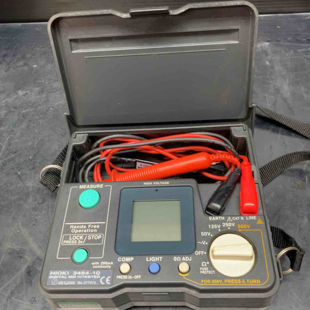 ◇日置電機(HIOKI) デジタルメグオームハイテスタ 3454-10【川越店】