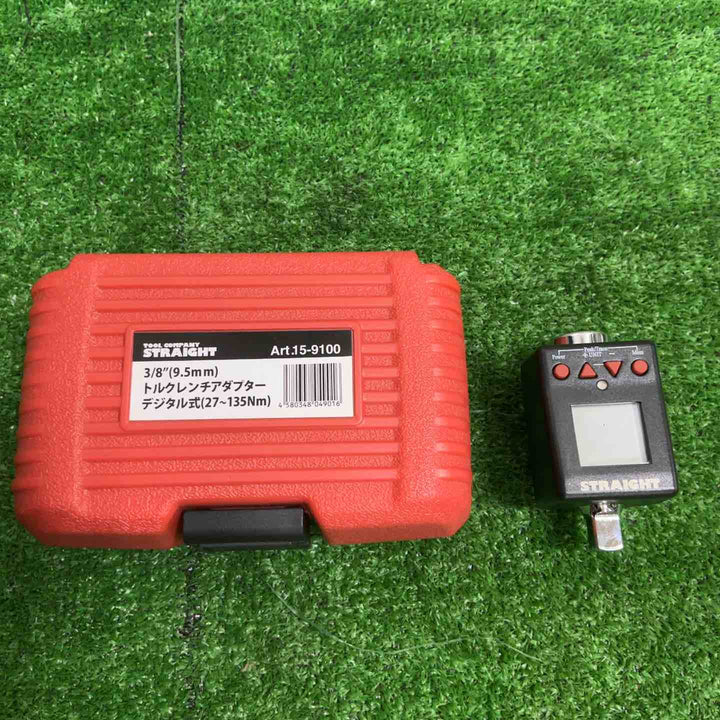 STRAIGHT ストレート トルクレンチアダプター デジタル式 3/8’’(9.5mm) Art. 15-9100【草加店】