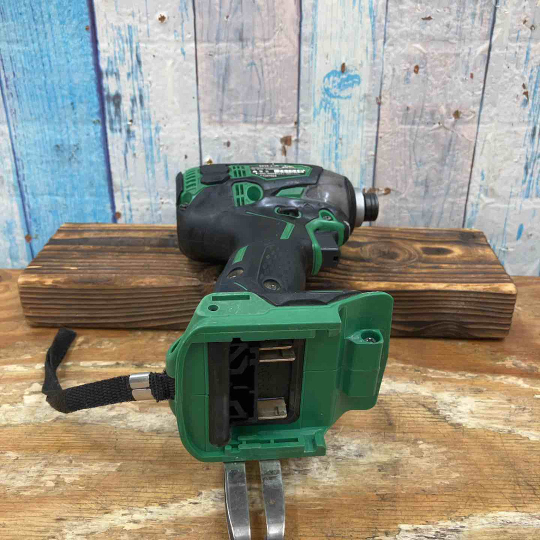 【中古品】★ハイコーキ HIKOKI ※旧:日立工機 コードレスインパクトドライバー WH14DSL2(2LSCK)(L) 14.4V フルセット【柏店】