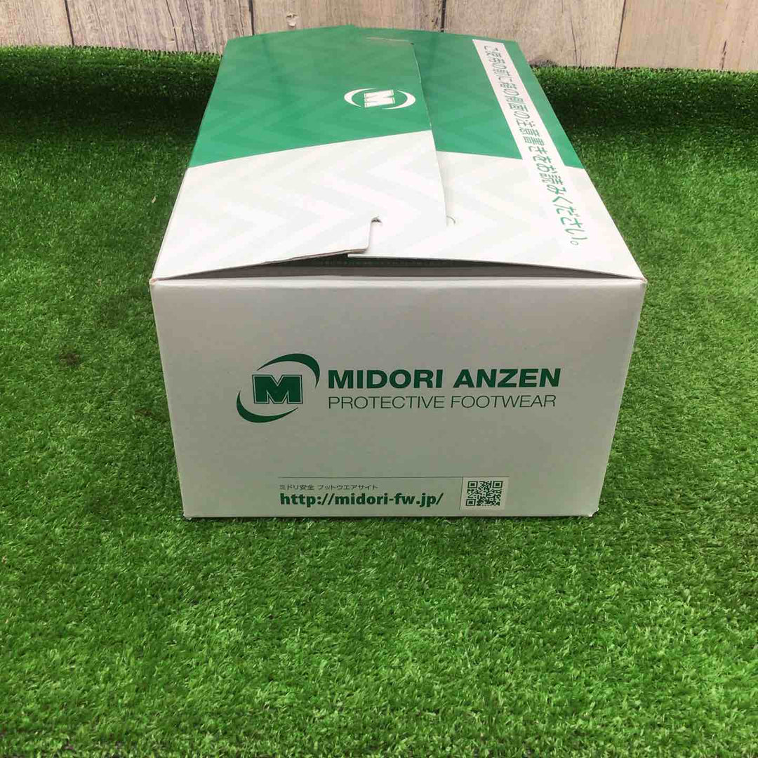 ▼ミドリ安全革製軽量2層底安全靴27.5EEE　PRM210黒【富山店】◆アクトツール富山店◆レ