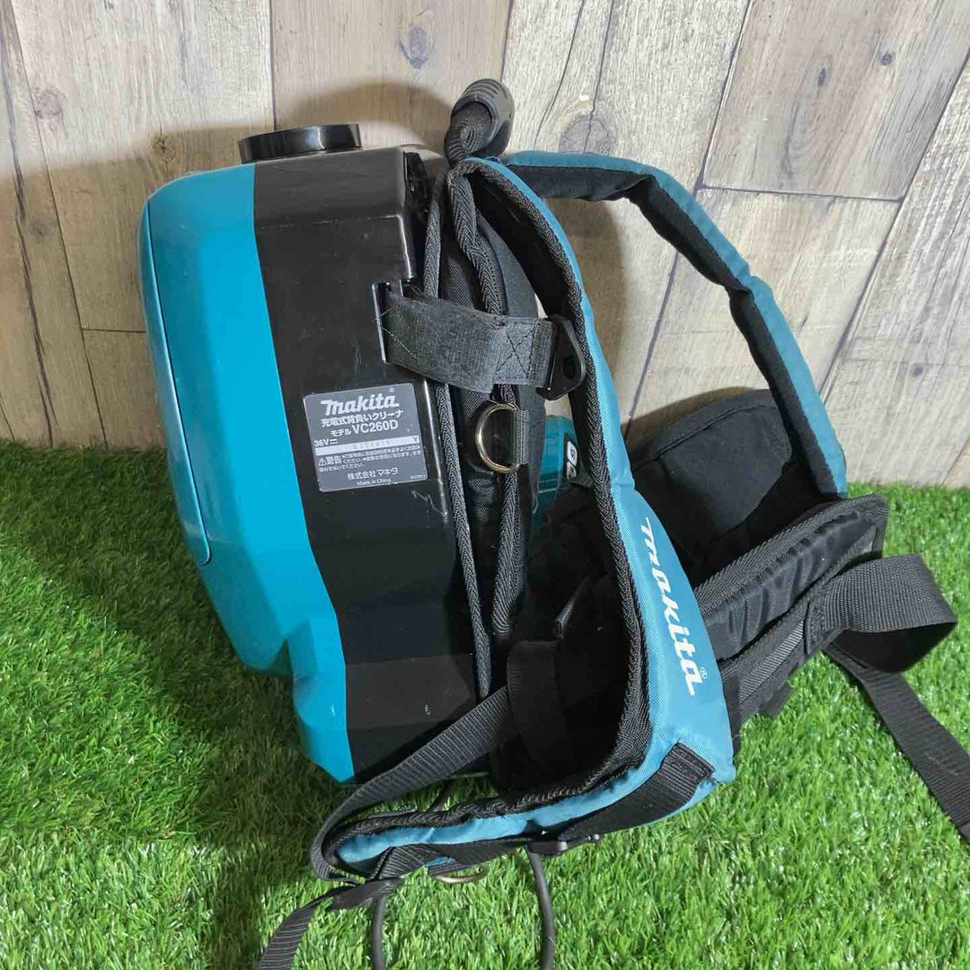 【中古品】☆マキタ(makita) コードレス背負い集じん機 VC260DZ　本体のみ【戸田店】