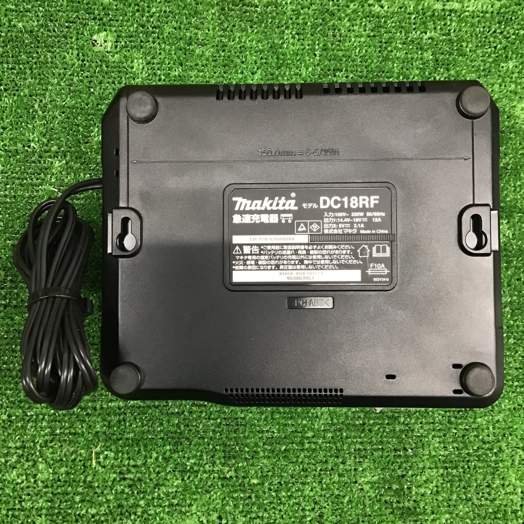 【現状品】 マキタ/makita 急速充電器 DC18RF 【鴻巣店】