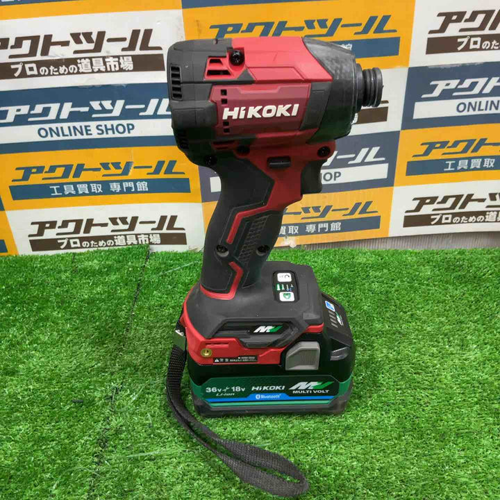 ★ハイコーキ(HIKOKI ※旧:日立工機) コードレスインパクトドライバ スコーピオンレッド WH36DD(2XHRSZ)【草加店】