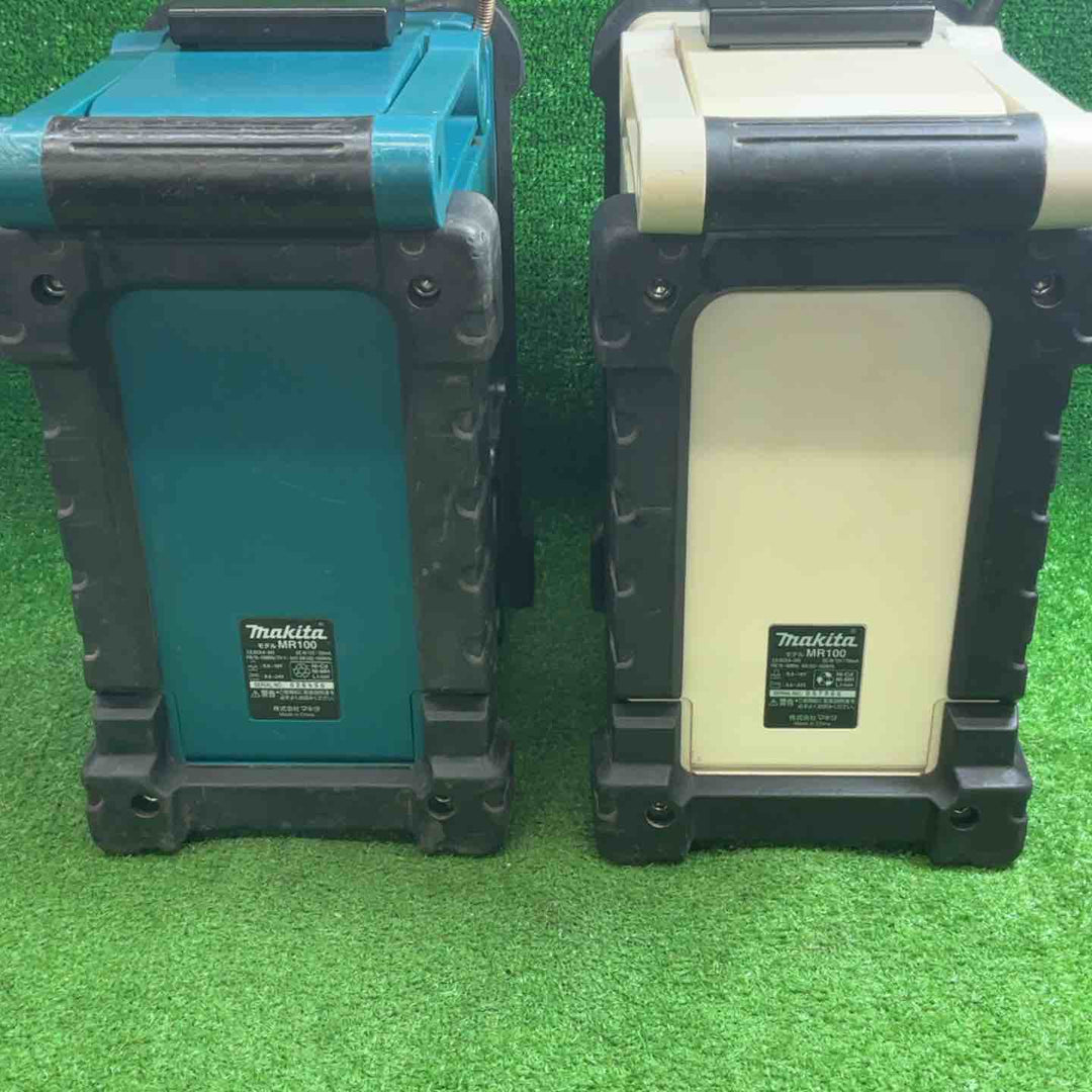 【中古品】マキタ(makita) コードレスラジオ MR100W MR100 2個セット【藤沢店】