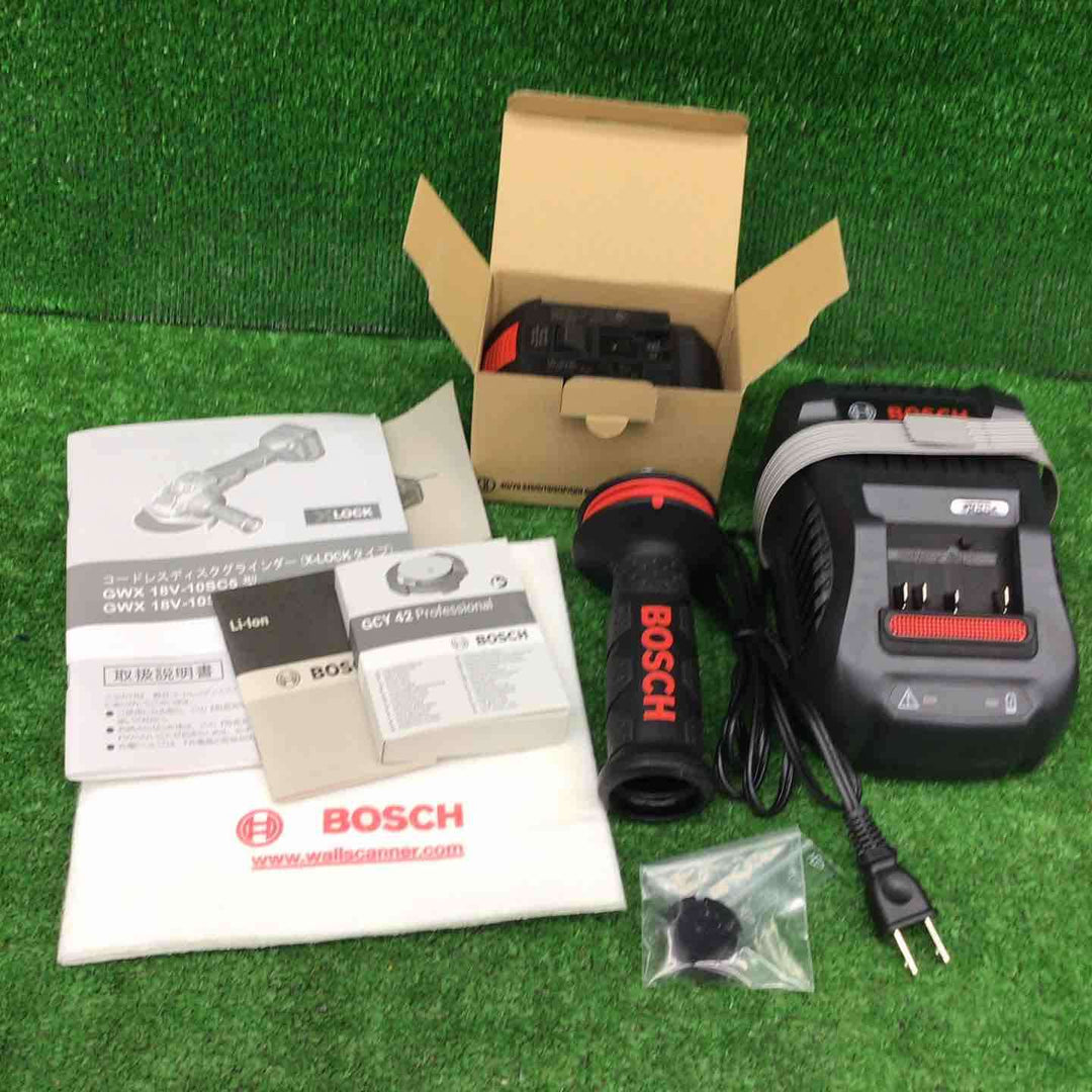 【未使用品・特別特価！】ボッシュ(BOSCH) 18V コードレスディスクグラインダー X-LOCK GWX18V-10SC【桶川店】