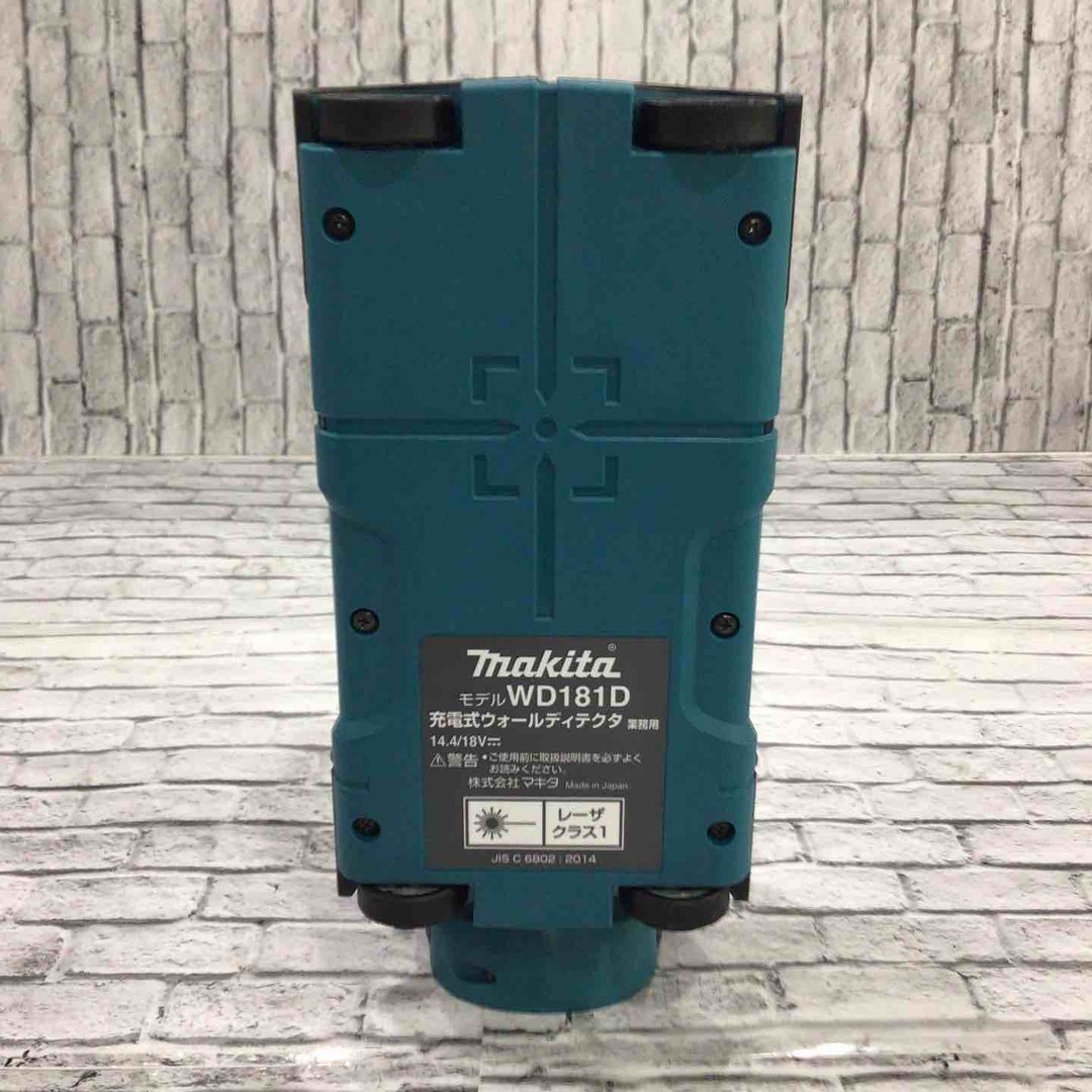 ★マキタ(makita) コードレスウォールディテクタ コンクリート探知機 WD181DZK【川口店】