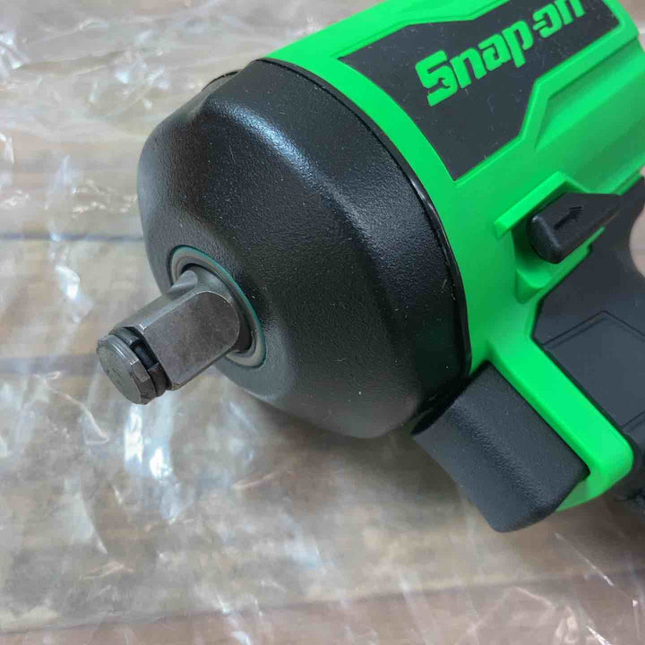 【未使用店頭展示品】 スナップオン(Snap-on) 1/2 エアインパクトレンチ(本体)色緑 PT350G・本体ラバーカバー付き 【東大和店】