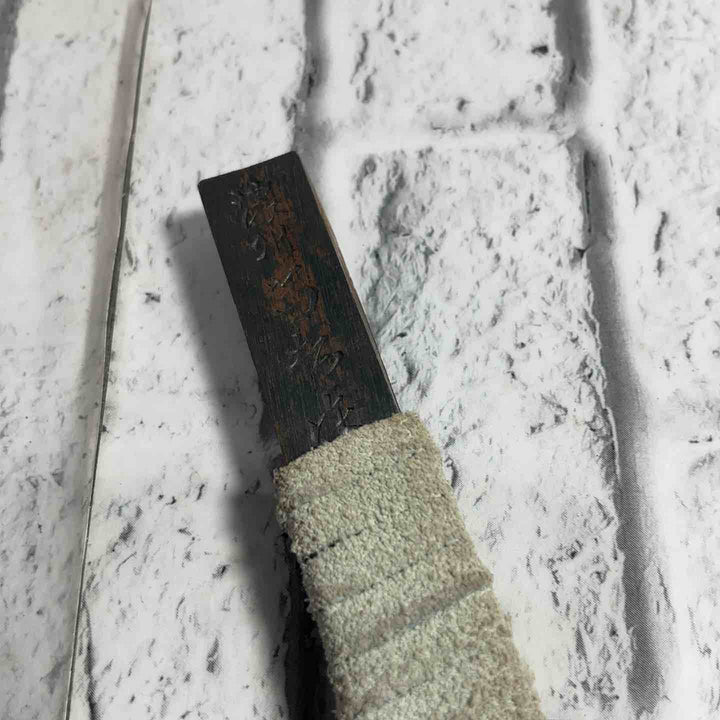 濃州菊松作 篆刻刀 印刀 はまぐり 全長約180mm 【川口店】