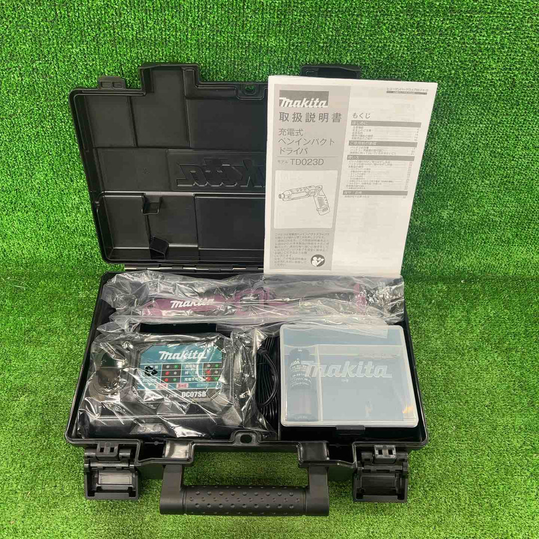 ★マキタ(makita) 7.2V コードレスペンインパクトドライバ TD023DHXAP【川崎店】