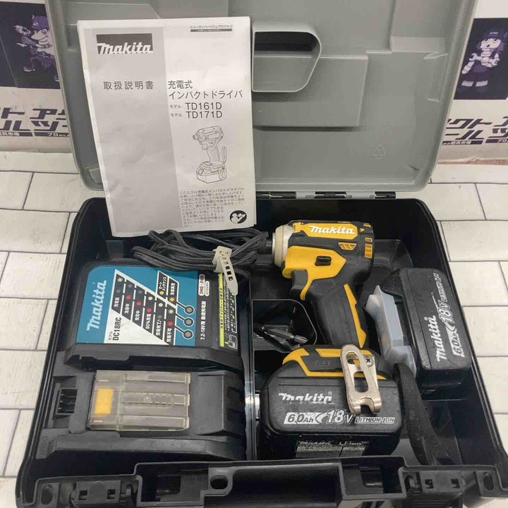 ★マキタ(makita) コードレスインパクトドライバー TD171DGXFY【所沢店】