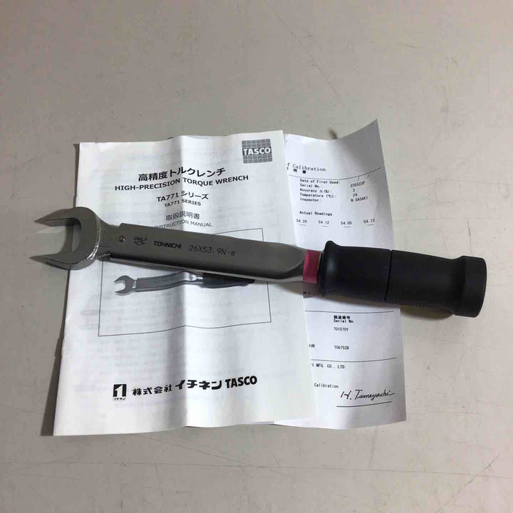 【未使用品】TASCO イチネン 高精度トルクレンチ KN771L-2【戸田店】